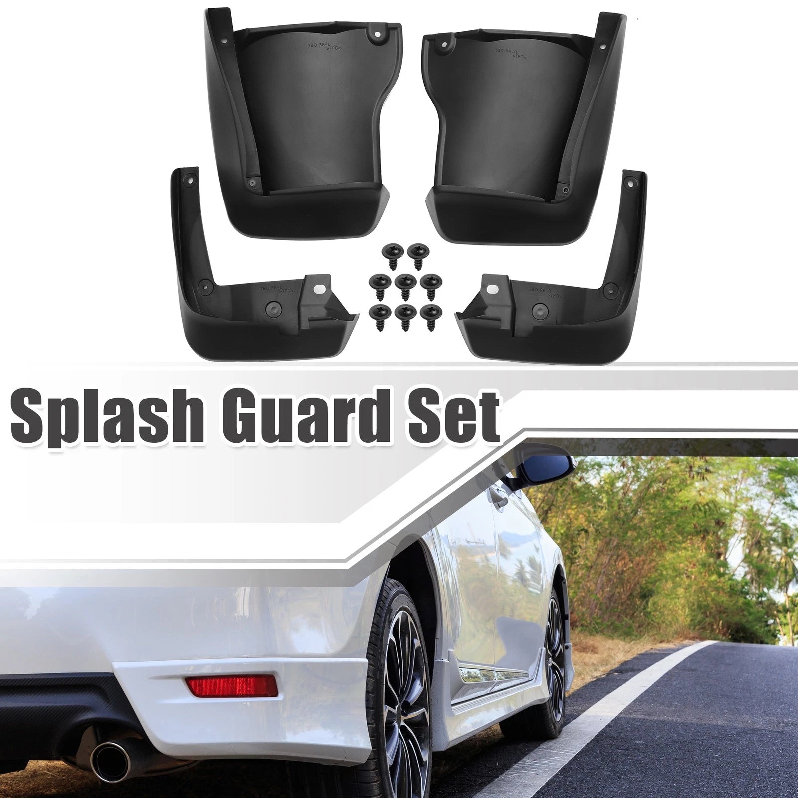 Set of 4 Mud Flaps Splash Guards for Honda Accord 