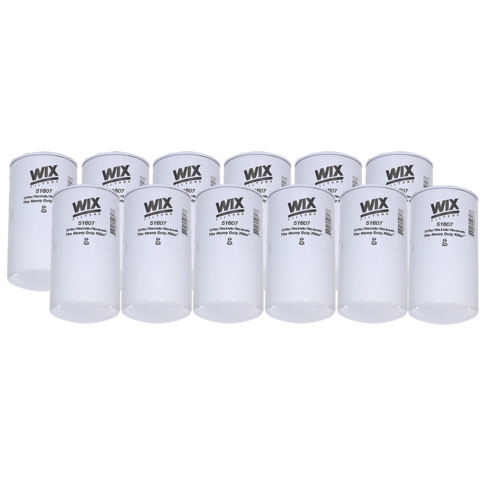 Set of 12 Wix Engine Oil Filters for Dodge Ford Freightliner Peterbilt 5.9