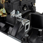 Chrome Steel Throttle Cable Bracket for Chevy SBC BBC Holley (Fits 1960–2023)