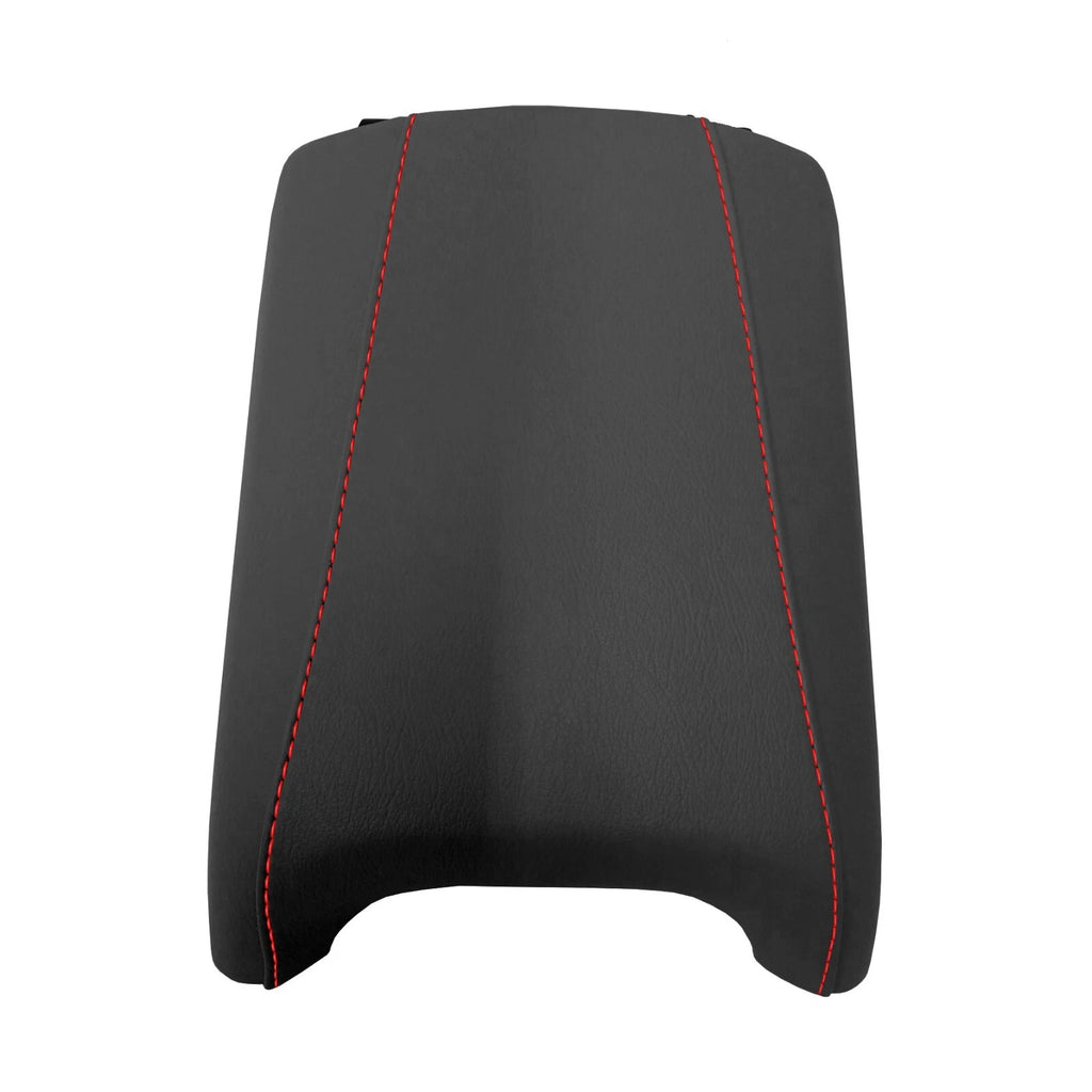 Center Console Armrest Lid Cover for Acura RDX (2019–2021) Red Stitch