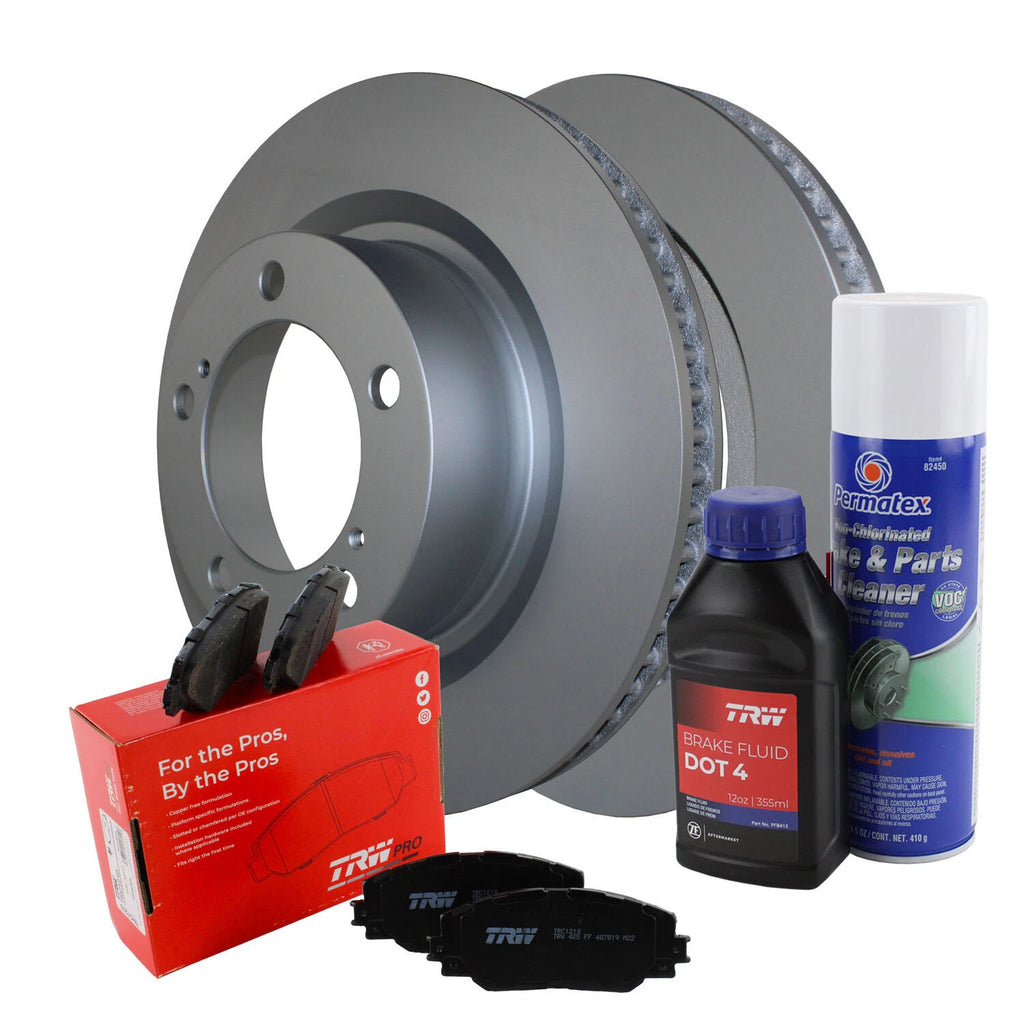 Front Brake Kit 355mm Disc TRW Ceramic Pad for LX570 Land Cruiser Sequoia Tundra (2008–2021)