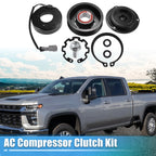 AC Compressor Clutch Kit for Chevrolet Silverado 2500HD (2002–2013) 8 Cyl 6.6L