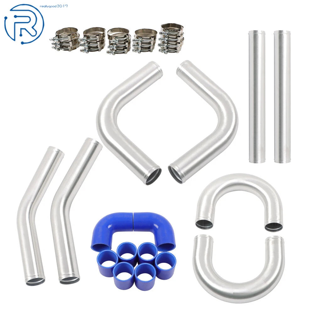 2.5" Turbo Intercooler Elbow Pipe Kit for Universal Fit