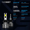 2X NOVSIGHT 9006 HB4 LED Headlight Bulb for Low Beam (6500K, 15000LM, 72W)
