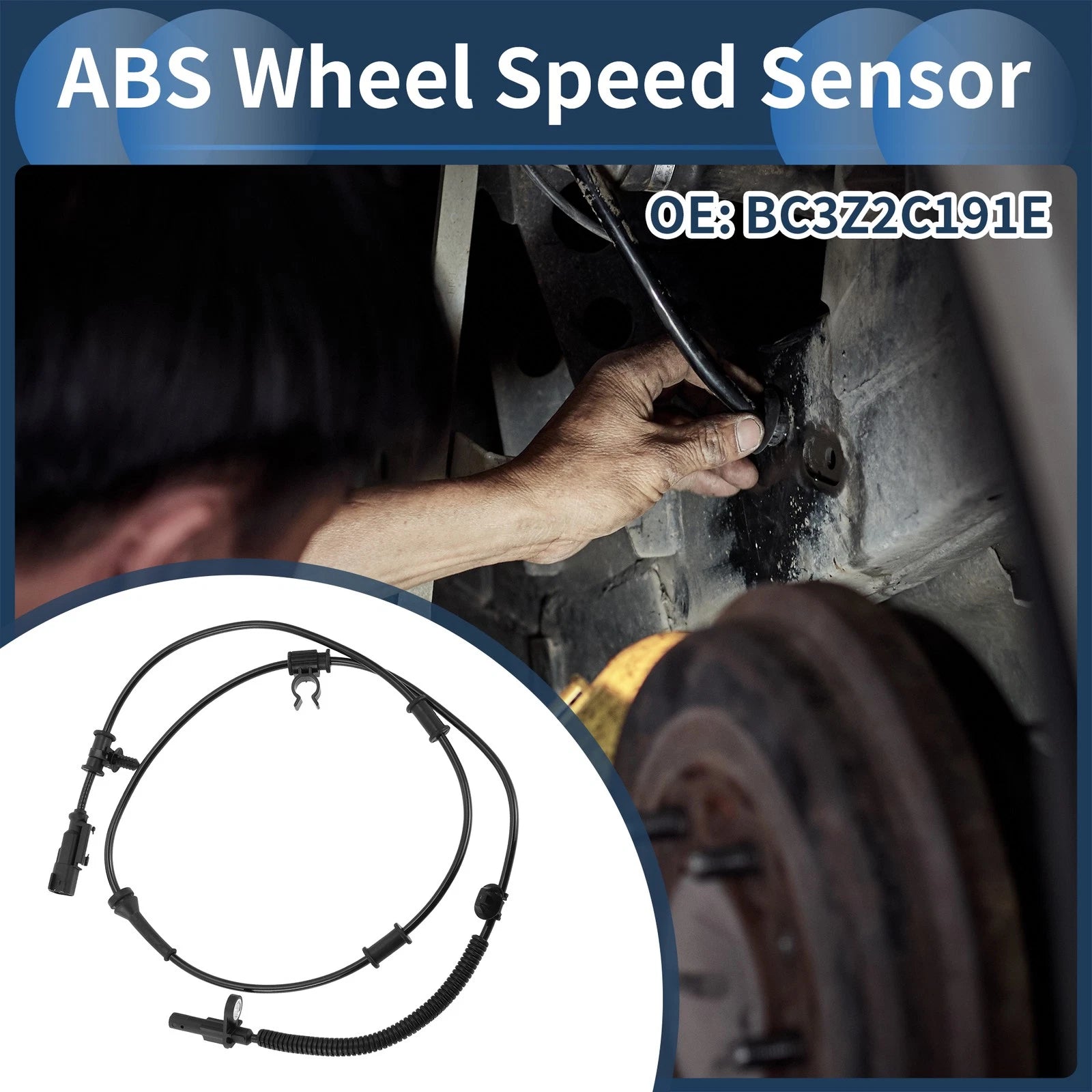 ABS Wheel Speed Sensor for Ford F-250 Super Duty (2011–2016) No.BC3Z2C191E