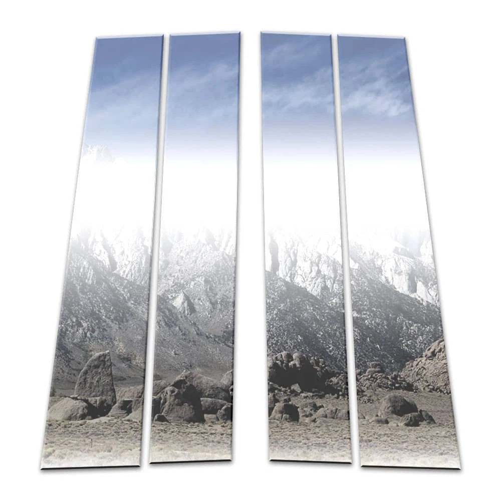 Diamond Grade 4pc Pillar Post Covers for 2016-2024 Nissan Titan Crew Cab