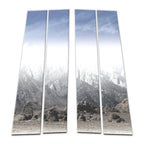 Diamond Grade 4pc Pillar Post Covers for 2016-2024 Nissan Titan Crew Cab