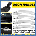 Set of 4 Exterior Door Handles for Chevrolet Silverado 1500 (2014–2022) Chrome