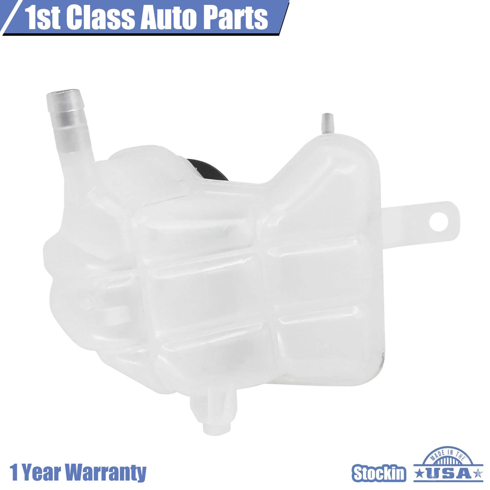 Radiator Coolant Overflow Reservoir Tank w/Cap for Ford Lincoln Mercury