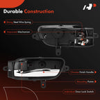 2X Front Textured Interior Door Handle for Nissan Altima (2002-2022)