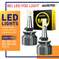 2X AUXITO 881 894 889 886 LED Fog Driving Bulbs White DRL High Power