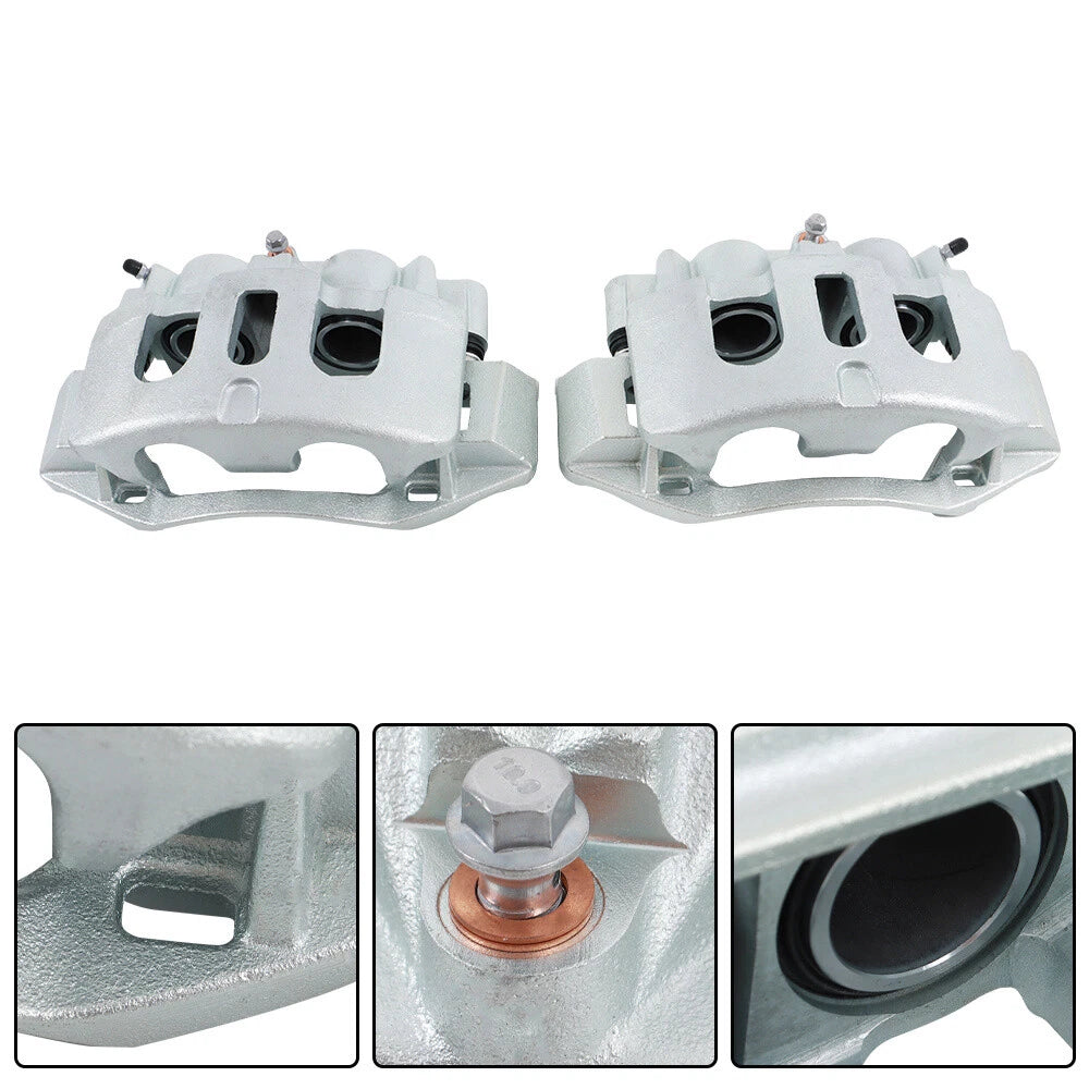 Rear Brake Calipers with Bracket for Chevrolet Silverado 2500 HD (2011–2019)