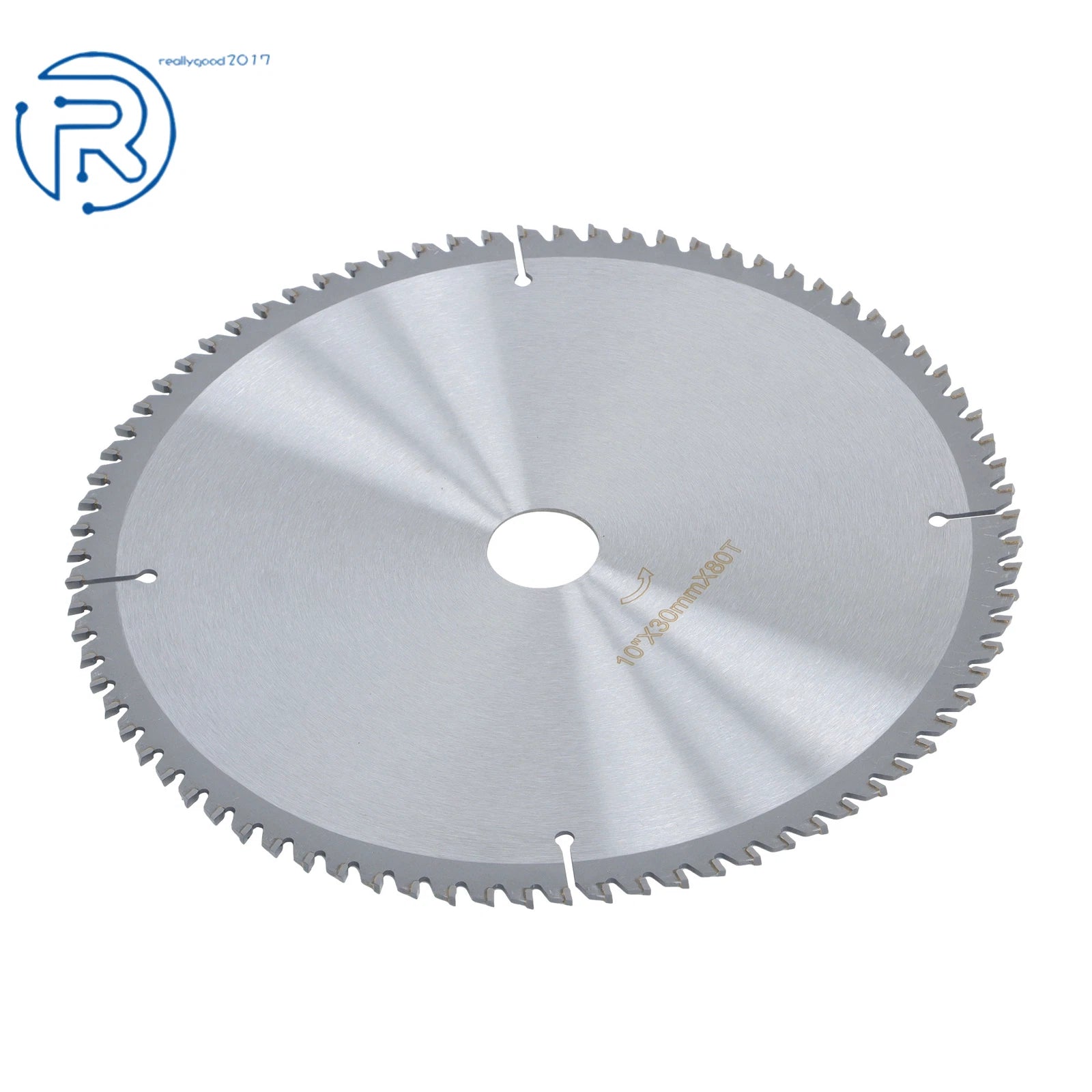 80 Tooth Carbide Saw Blade for Wood with Nails (10 Inch, 30mm Arbor)