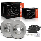 Front Disc Brake Rotors & Ceramic Pads for Ford Edge (2015–2020)