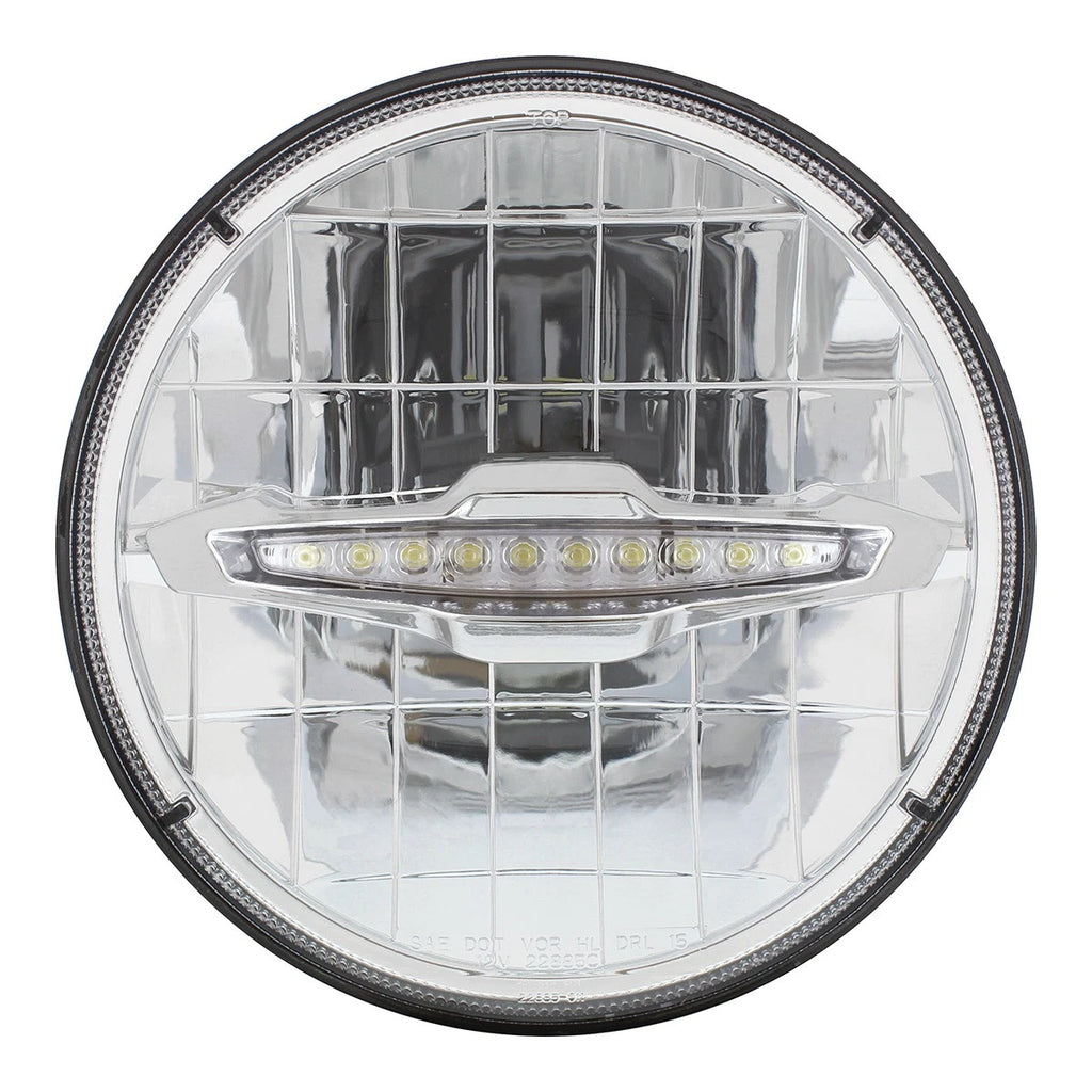 7 Inch High Power LED Headlight With White Position Light for ULTRALIT (2014–2024)
