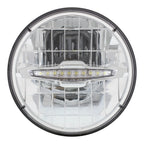 7 Inch High Power LED Headlight With White Position Light for ULTRALIT (2014–2024)