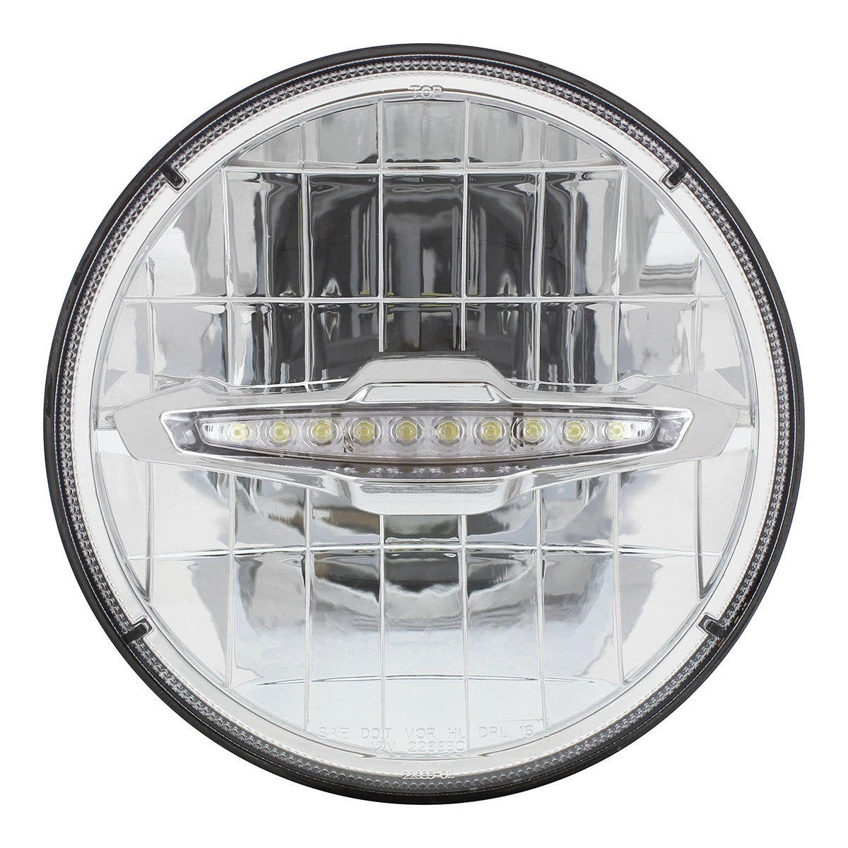 7 Inch High Power LED Headlight With White Position Light for ULTRALIT (2014–2024)
