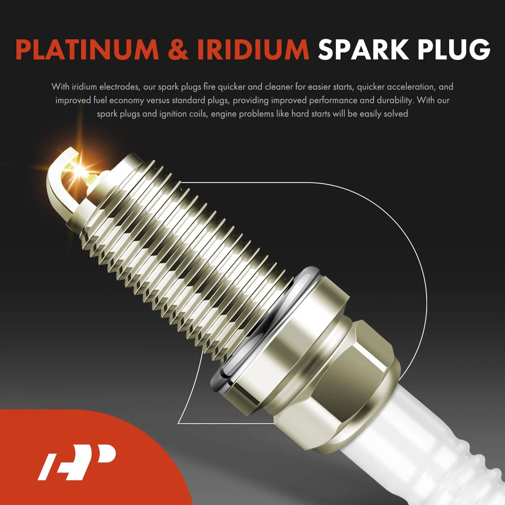 4x Ignition Coil & 4x Iridium/Platinum Spark Plug for Toyota Tacoma (2005â2023)