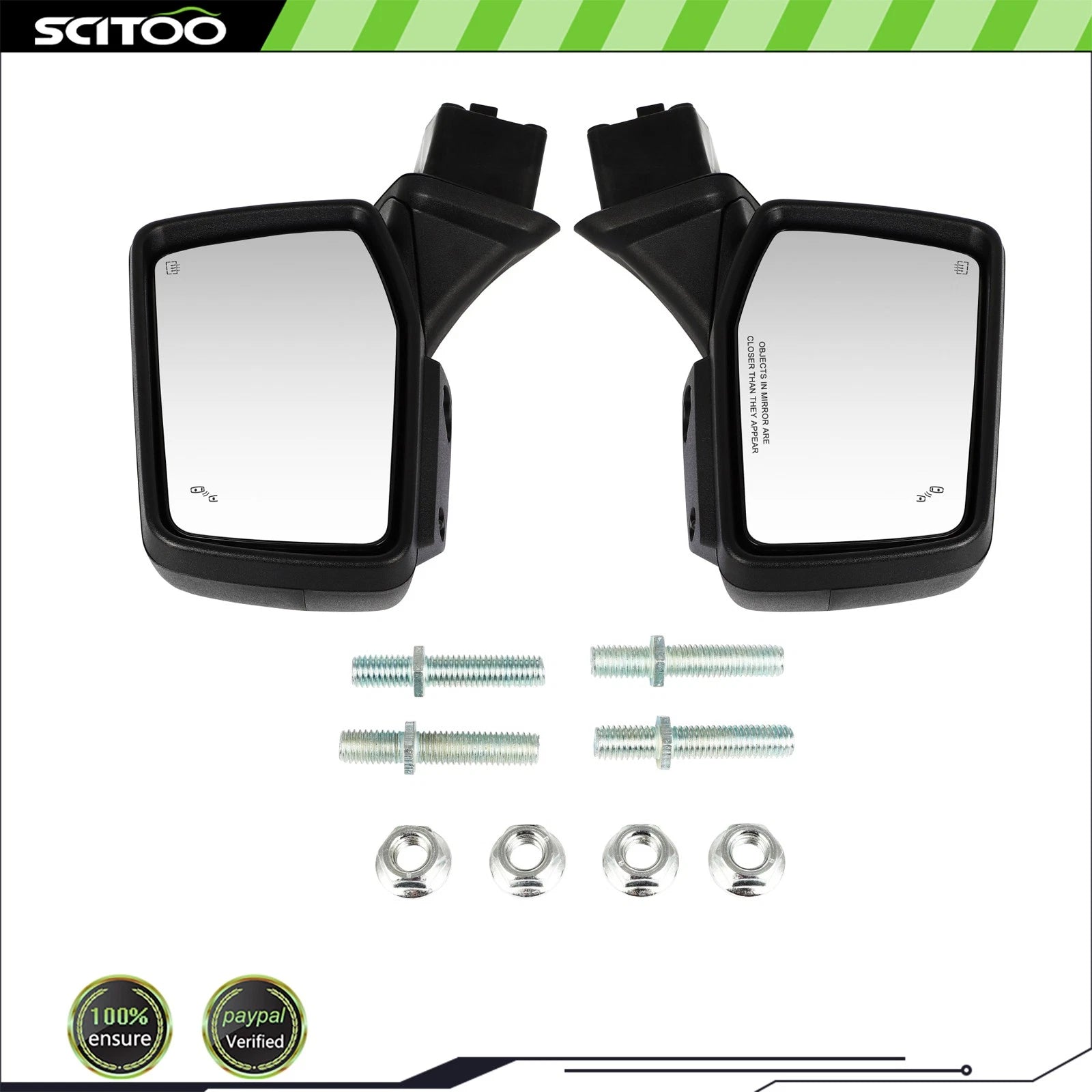 Power Folding Heated Tow Mirror with Temp Sensor for GMC Sierra 1500 (2019–2022)