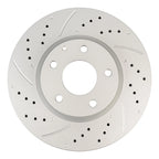 2x Front Drilled Slotted Brake Rotors for Mazda CX-5 (2013–2015)
