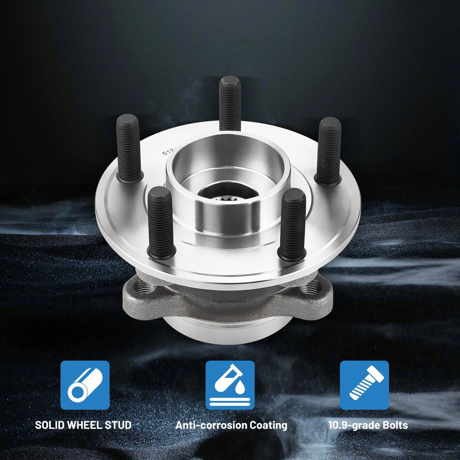 Front Wheel Bearing and Hub Assembly for Lincoln MKZ (2013-2016)