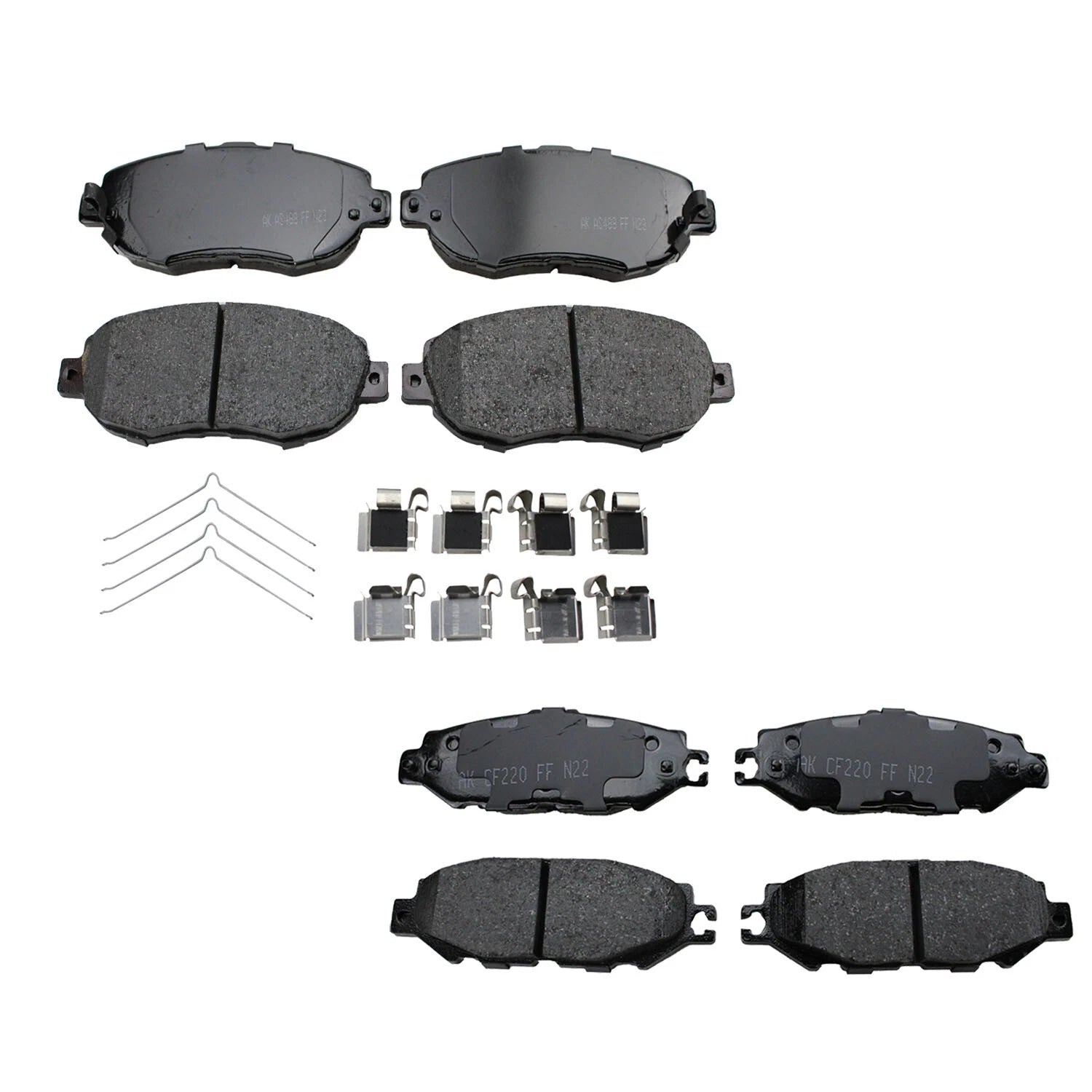 Set of 4 Akebono ProACT Ceramic Brake Pads for GS300 SC300 SC400 Supra (1992–2002)