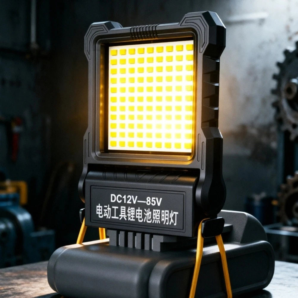 Adjustable Angle LED Work Light for Power Tool Battery Packs (12V-85V)