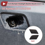 Washer Nozzle Cover Cap Set of 2 No.51117347666 for BMW X1 (2013–2015) Brown