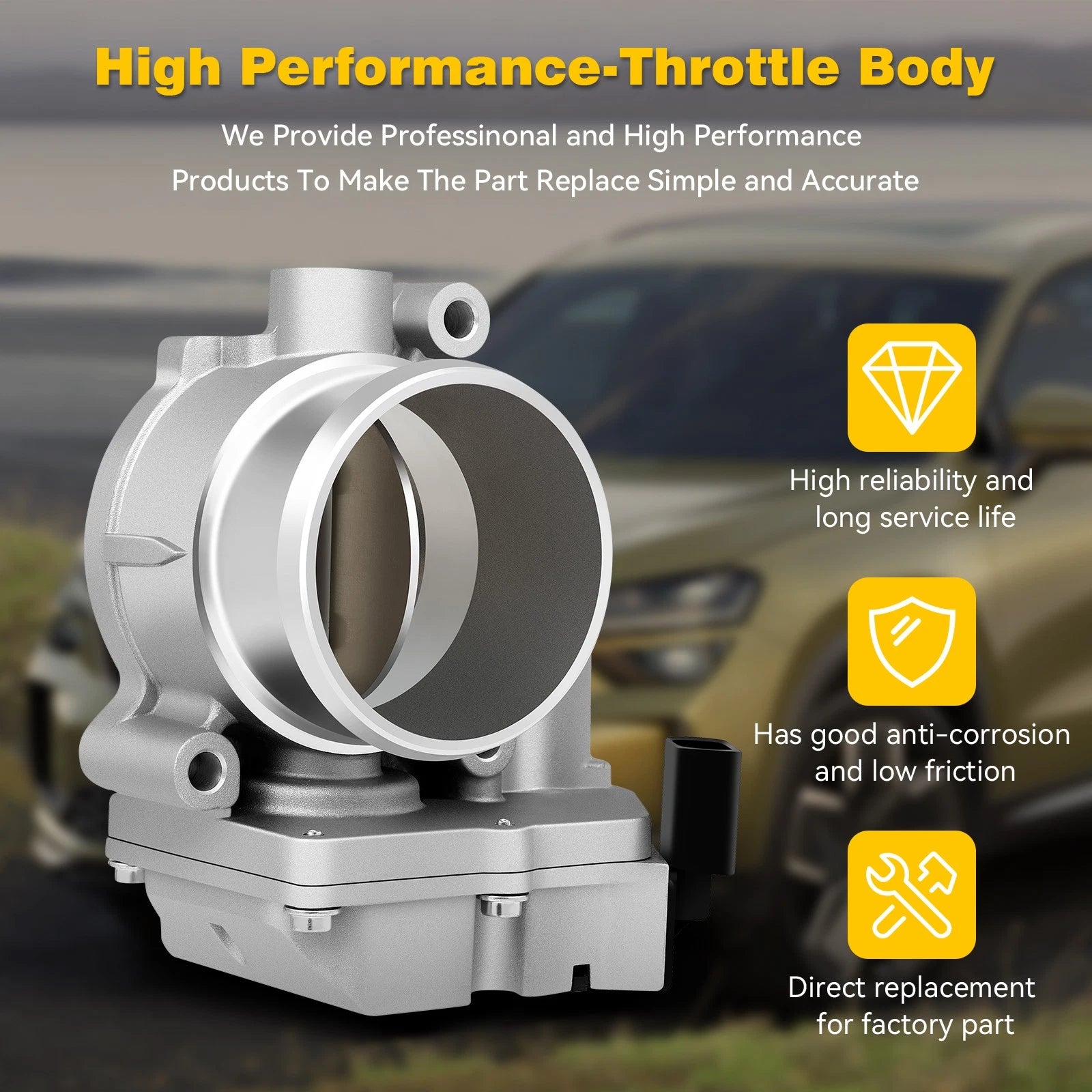 Throttle Body for Hyundai Sonata, Kia Rondo, Kia Optima, Sportage