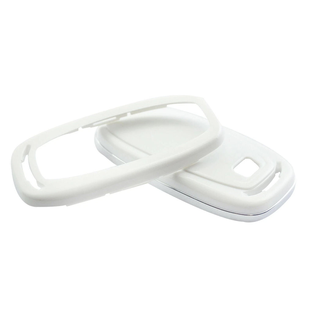 Gloss White Remote Smart Key Cover Shell for Audi (2010-2020)