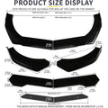 Front Bumper Lip Splitter Spoiler + Strut Rods for Pontiac G8 GT GTO (2008–2009)