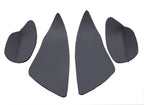 Rear Insert Card Door Panel Cover for Honda CR-V (2012–2016) Gray PVC Leather