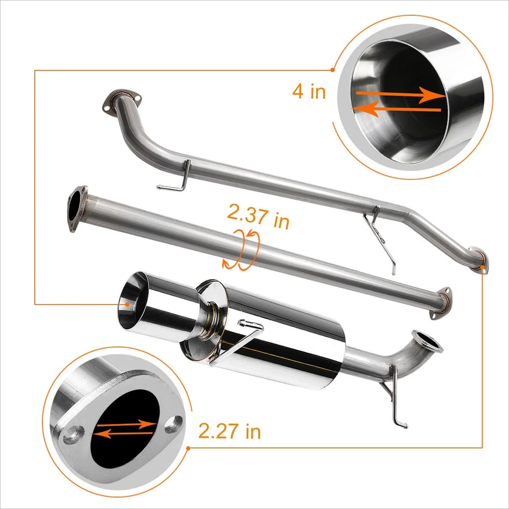 Set of 2 Aluminum 5" Side Step Nerf Bars for Titan Crew (2004–2015)