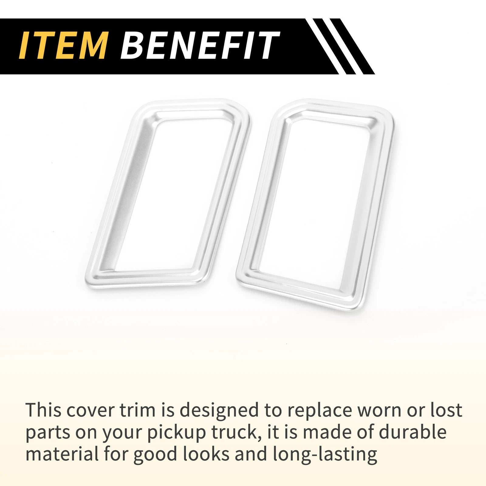 2X Rear A/C Air Outlet Vent Cover Trims for Toyota Tundra (2022–2024)