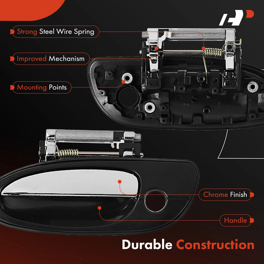 Chrome Exterior Door Handle with Keyhole for Nissan Maxima