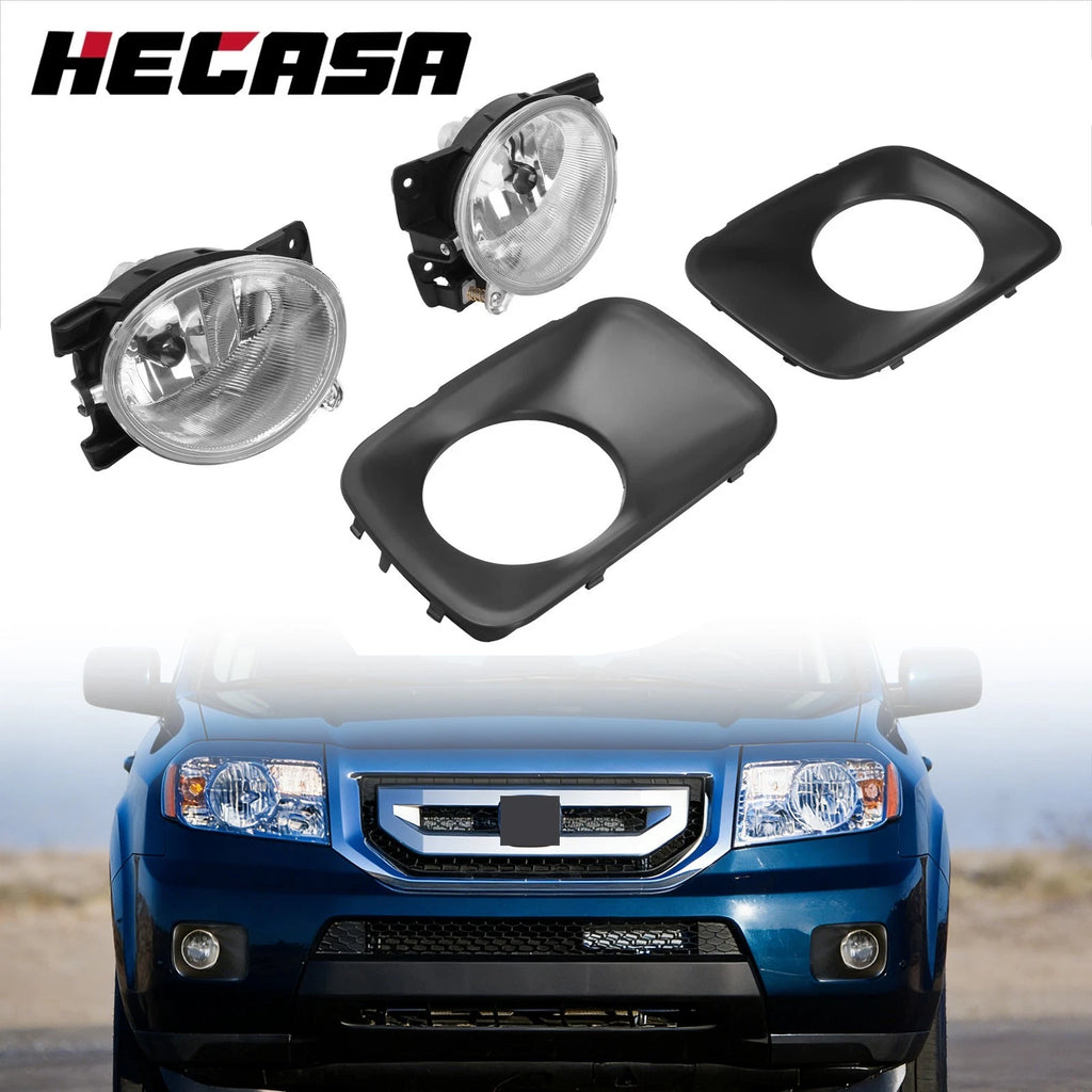 Pair Fog Lights for Honda Pilot (2009–2011)
