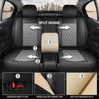 Set of 5 Faux Leather Waterproof Seat Covers for Toyota RAV4 (2013–2026)
