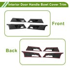Interior Door Handle Bowl Cover Trim for Mitsubishi Outlander (2014–2021)