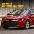 Set of 2 Side Mirror Trim Triangle Covers for Toyota Corolla (2019–2021)