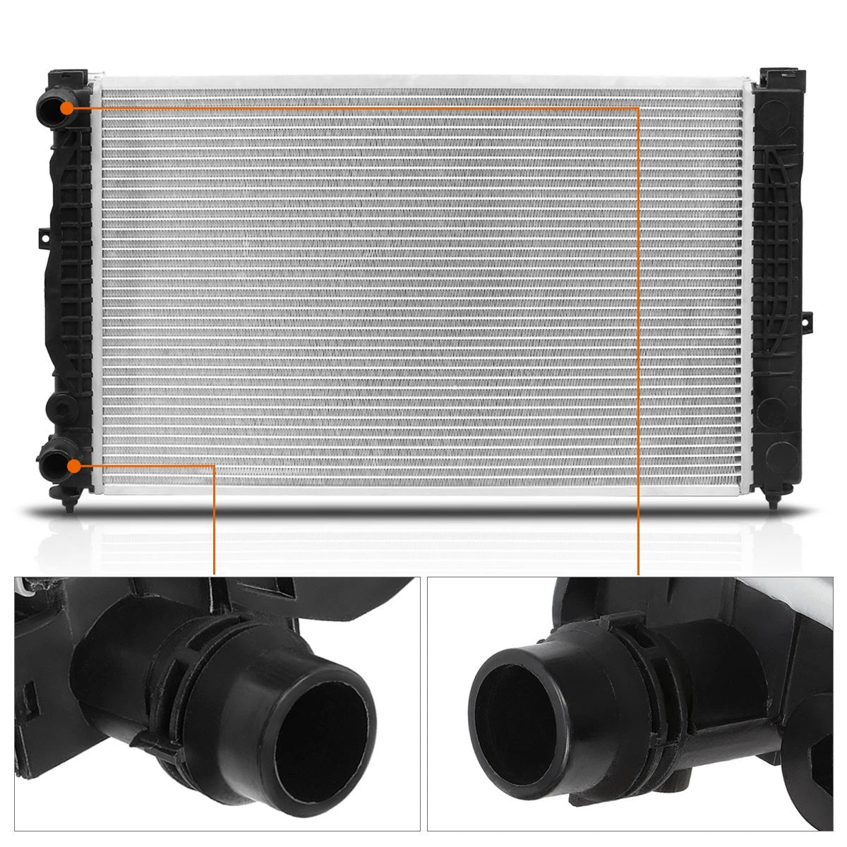 Aluminum Core Radiator for VW Passat/Audi A4 1997–2004 DPI-2192