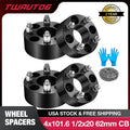 2" 4x101.6 Wheel Spacers for EZGO & Club Car Golf Carts (2000–2025)