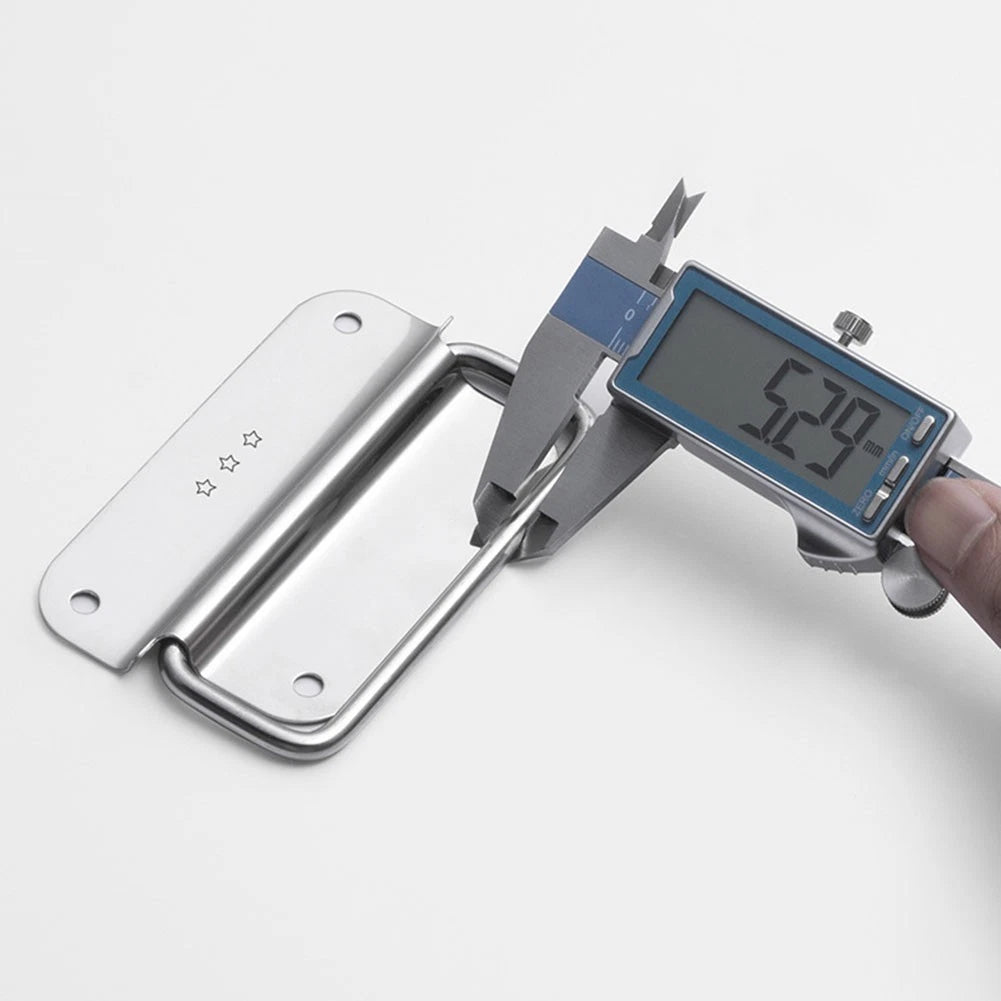 Stainless Steel Foldable Handle for Cabinets Drawers (Modern Design)