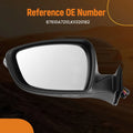 Heated Left Side View Mirror Power for Kia Forte (2014–2016) 87610A7210 KI1320182