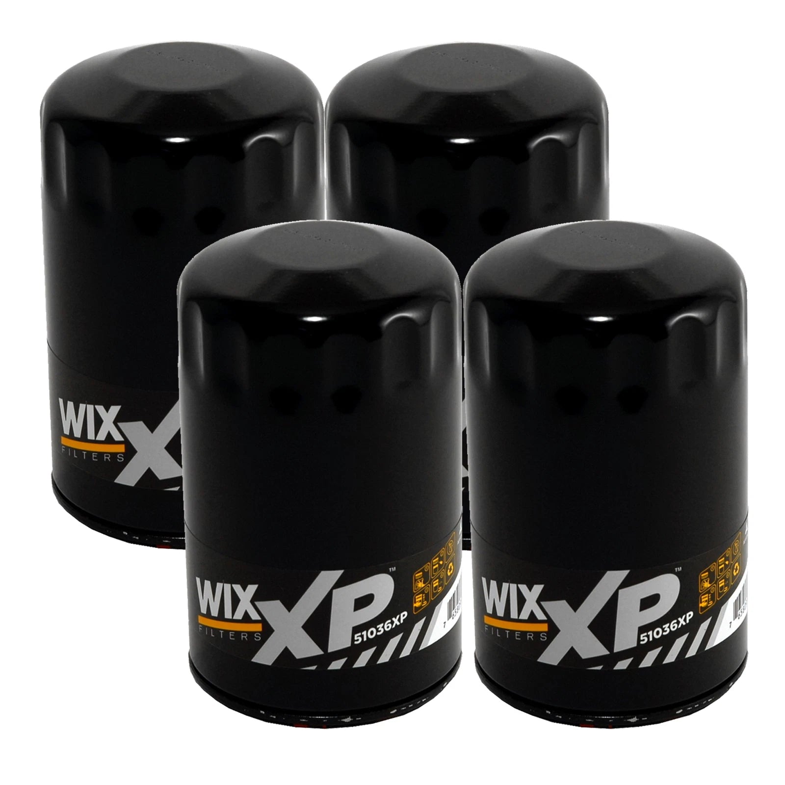 Set of 4 Wix XP Engine Oil Filters for Cadillac Chevrolet GMC Isuzu Pontiac