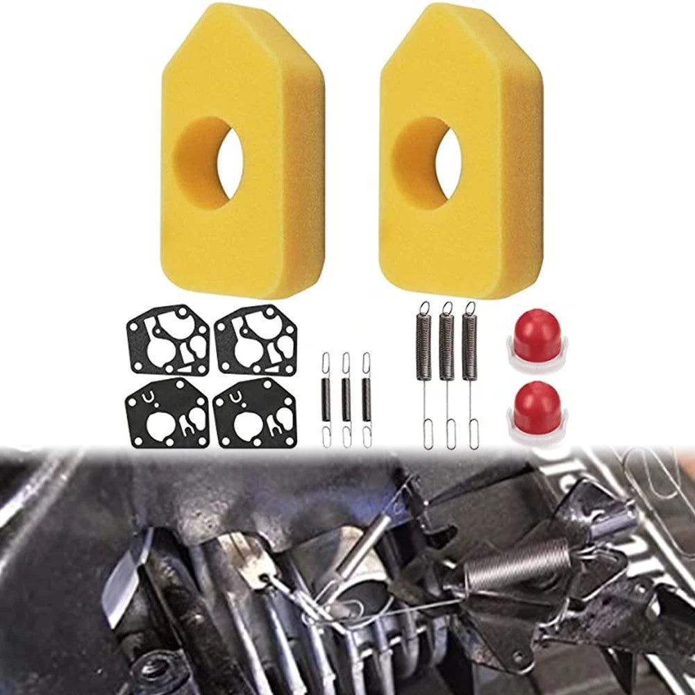 14-Piece Lawn Mower Service Kit with Air Filters and More