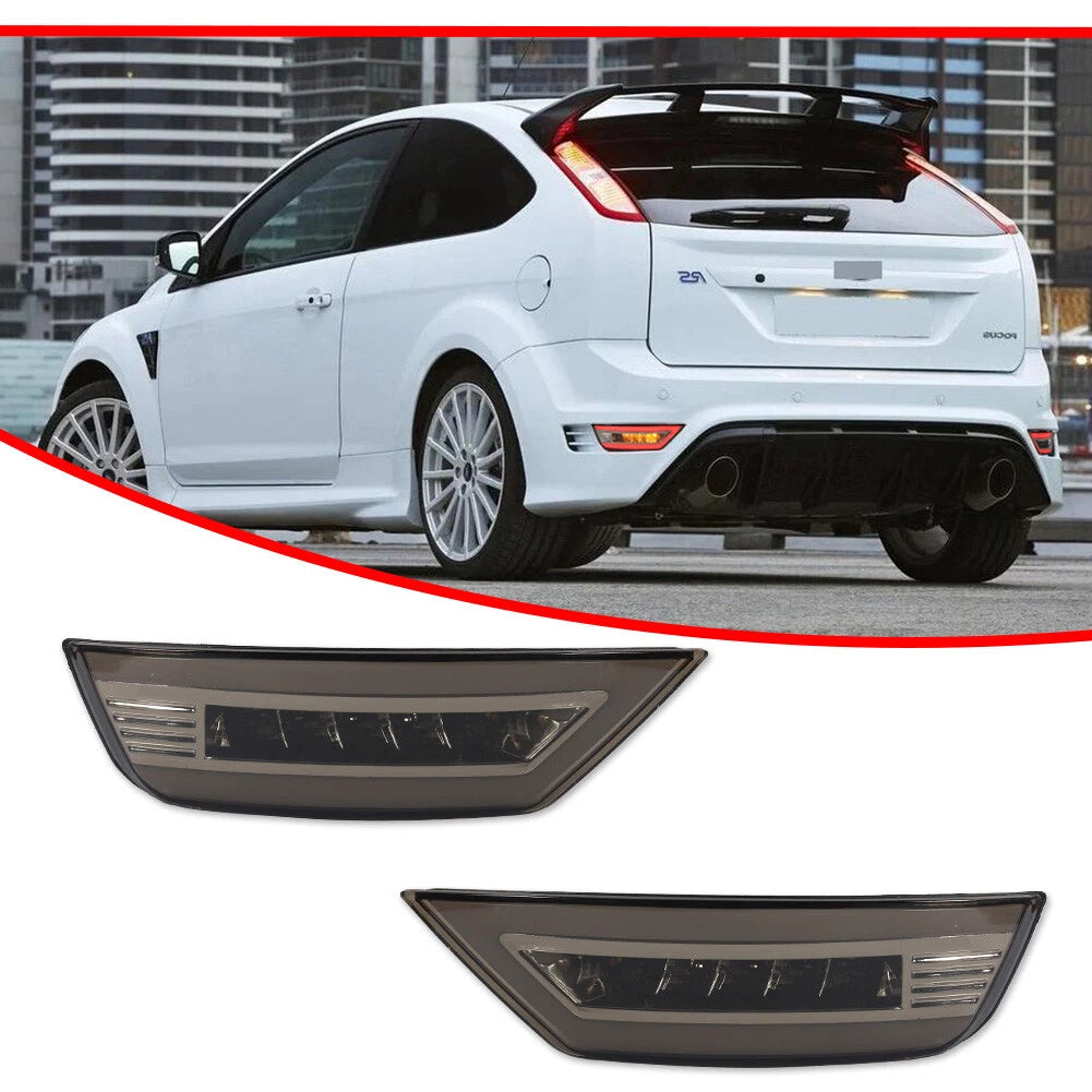 Smoke Red LED Rear Reflector Tail Lights for Ford Escape Kuga (2013–2019)