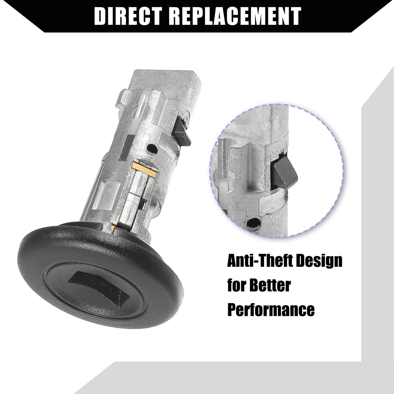 Ignition Lock Switch Cylinder for GMC Yukon, Sierra, Chevy Silverado (2007–2014)