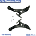 2X Front Lower Control Arms with Ball Joints for Lexus ES350 (2005-2019)