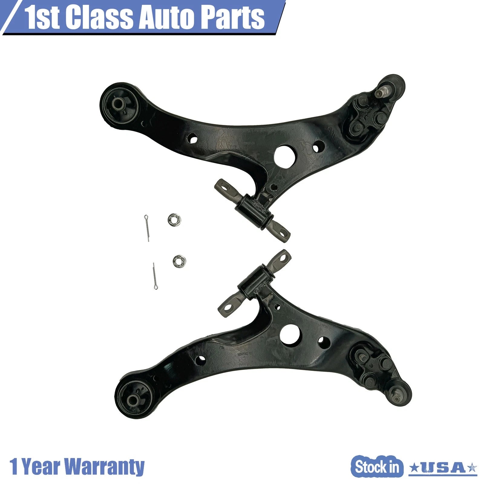 2X Front Lower Control Arms with Ball Joints for Lexus ES350 (2005-2019)