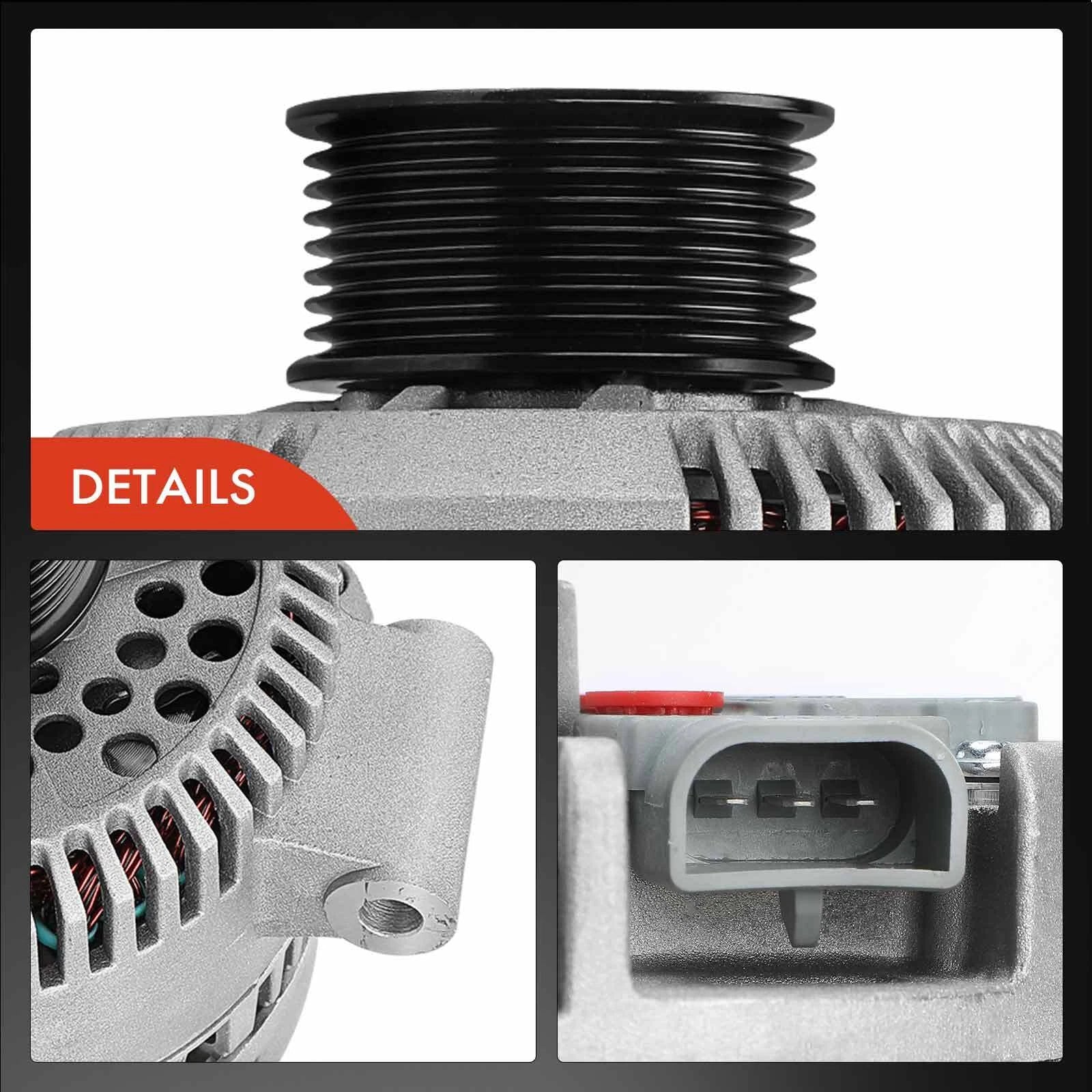 Alternator for Ford F-250, F-350, E-450, E-550 Super Duty (1995–2003)